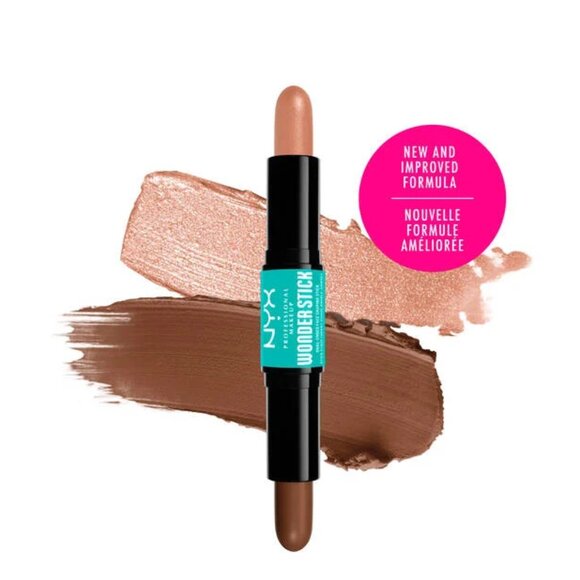NYX Wonder Stick Contour and Bare With Me Blur Tint Foundation Duo | NEW MAKEUP - Picture 2 of 4